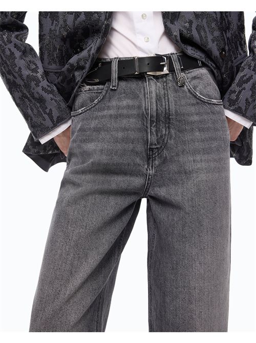Jeans balloon in denim grigio PINKO | 103857A2RY/PJ9